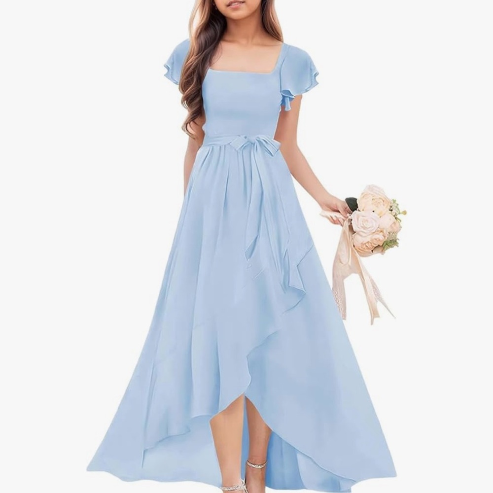 Elegant Blue Women's Dress